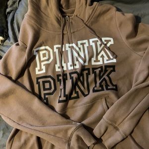 VS PINK half zip hoodie